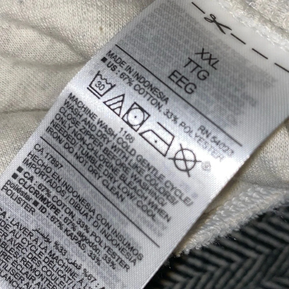 Old Navy quilted sweatshirt pull-over Size XXL - Picture 5 of 6